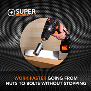 The SuperSocket™ - Unscrew Any Bolt! $24.99 Upgrade Version BUY 1 (Extra 5% OFF),BUY 2 (Extra 10% OFF),BUY 3 (Extra 15% OFF),BUY 4 (EXTRA 20% OFF)