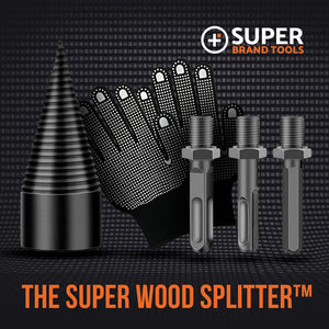 Super WoodSplitter™- Turn Your Drill Into A Wood-Splitting Machine