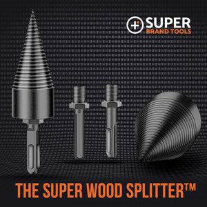 Super WoodSplitter™- Turn Your Drill Into A Wood-Splitting Machine