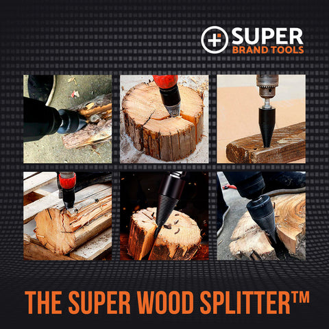 Image of Super WoodSplitter™- Turn Your Drill Into A Wood-Splitting Machine