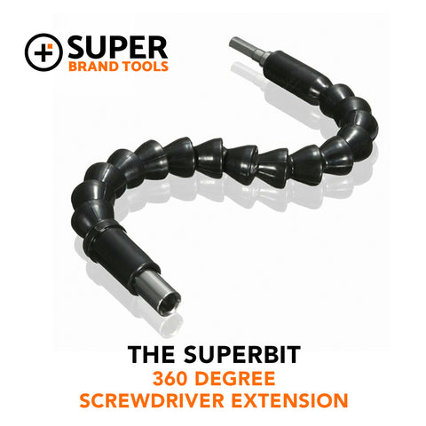 Image of The SuperBit™ - The 360 Degree Screwdriver Extension for ANY Angle! Default Title