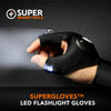 SuperGloves™ LED Flashlight Gloves - A Light Exactly Where You Need it! 1 PAIR OF SUPERGLOVES,2 PAIRS OF SUPERGLOVES,4 PAIRS (BUY 3, GET 1 FREE)